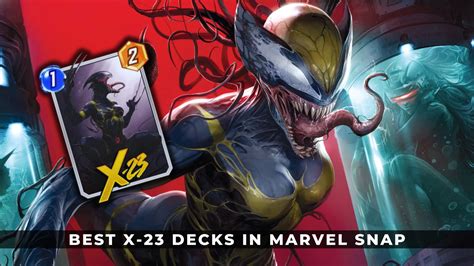 X23 decks marvel snap - Sandman. Aero. Arnim Zola. Doctor Doom. Odin. Magneto. And these are the best Professor X decks in Marvel Snap! For more Marvel Snap news, be sure to check out our dedicated section or take a look at some of our Guides & Tutorials just below: All Major News & Updates.